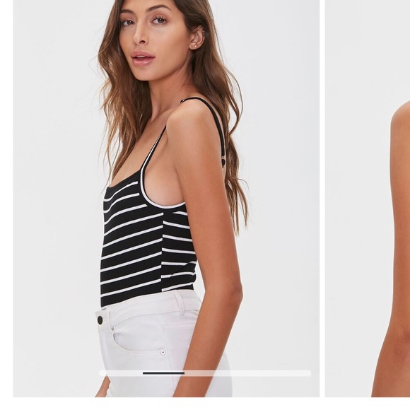 F21 ribbed cami bodysuit - Picture 6 of 8